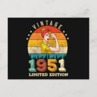 Femme de 71 ans Anniversaire 1951 71e anniversaire