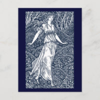 Femme de la forêt enchantée dans le style de Willi