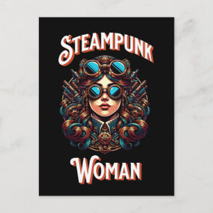 Carte Postale Femme de Steampunk
