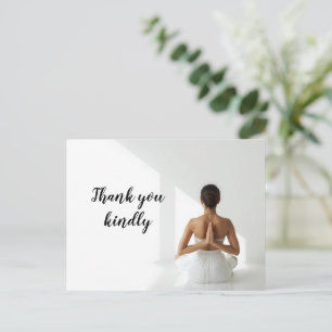 Carte Postale Femme de yoga