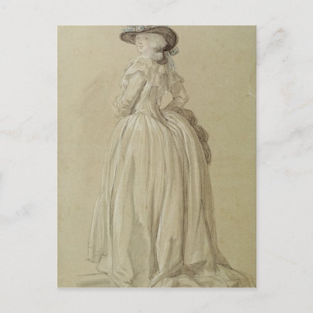 Carte Postale Femme debout (Devant)