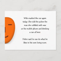 Femme écrasée voiture dit à la police drôle Humour