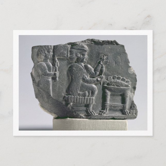 Carte Postale Femme élamite filant, période néoélamite, c.700- (Devant)