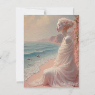 Carte Postale Femme éthérée sur Dreamy Beach