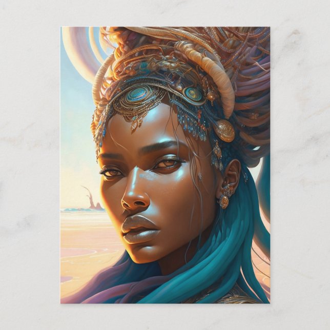 Carte Postale femme fantastique (Devant)