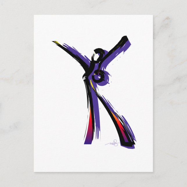 Carte Postale Femme figurative (Devant)