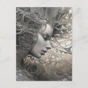 Carte Postale Femme Imaginaire