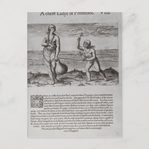 Carte Postale Femme indienne et jeune fille