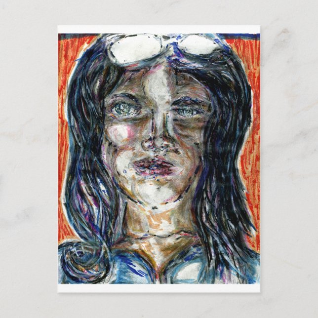Carte Postale Femme internationale de mystère (Devant)