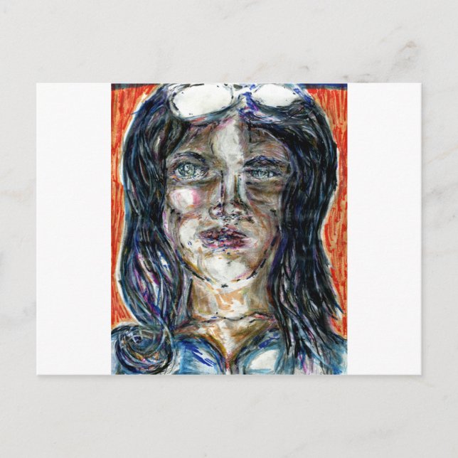 Carte Postale Femme internationale de mystère (Devant)