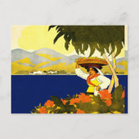 Carte postale femme jamaïcaine