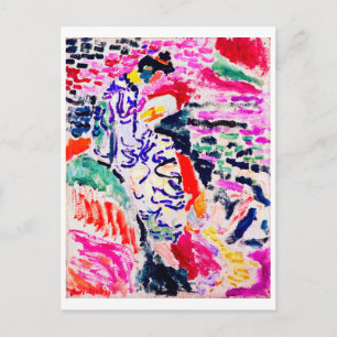 Carte Postale Femme japonaise au bord de l'eau, Matisse