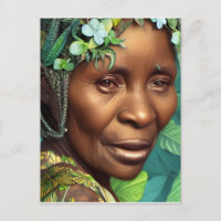 Femme noire de la reine des Caraïbes