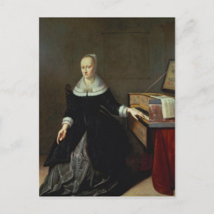 Carte Postale Femme par un Virginal