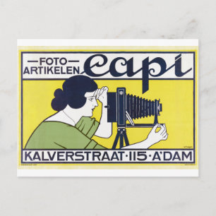 Carte Postale Femme photographe, photographe, Van Caspel
