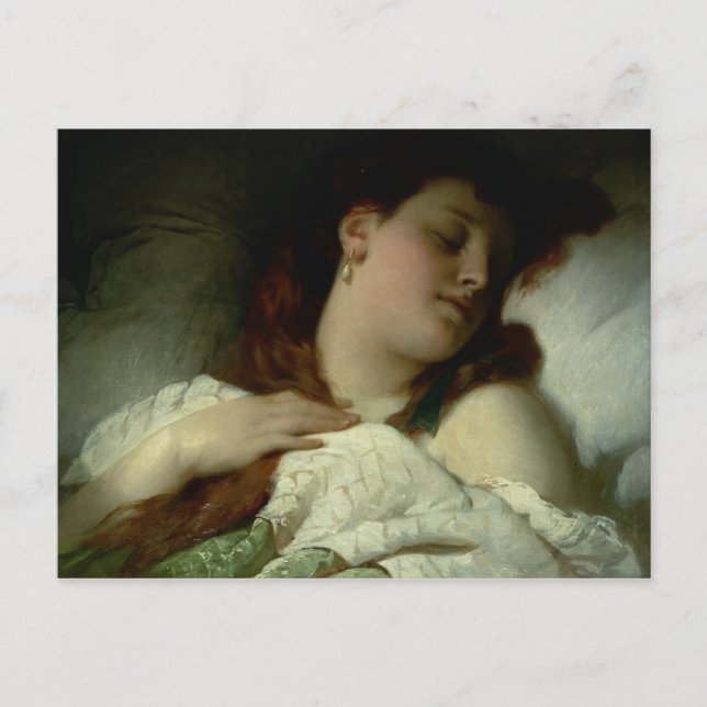 Carte Postale Femme qui dort (Devant)