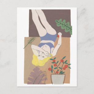 Carte Postale Femme qui ment