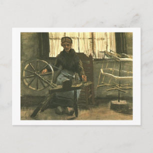 Carte Postale Femme Reeling Yarn (F1139) Van Gogh Fine Art