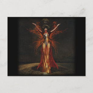 carte postale femme sorcière