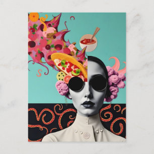 Carte Postale Femme Surreal Taco