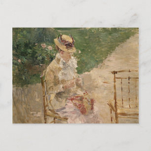 Carte Postale Femme Tricot, Berthe Morisot Fine Ar