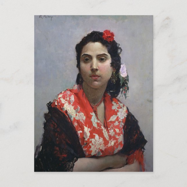 Carte Postale Femme tzigane (Devant)