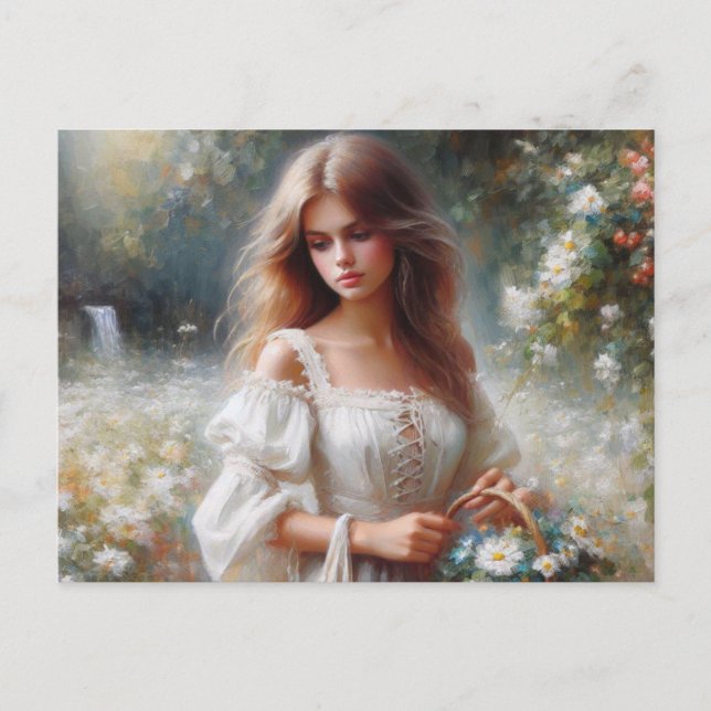 Carte Postale Femme victorienne (Devant)