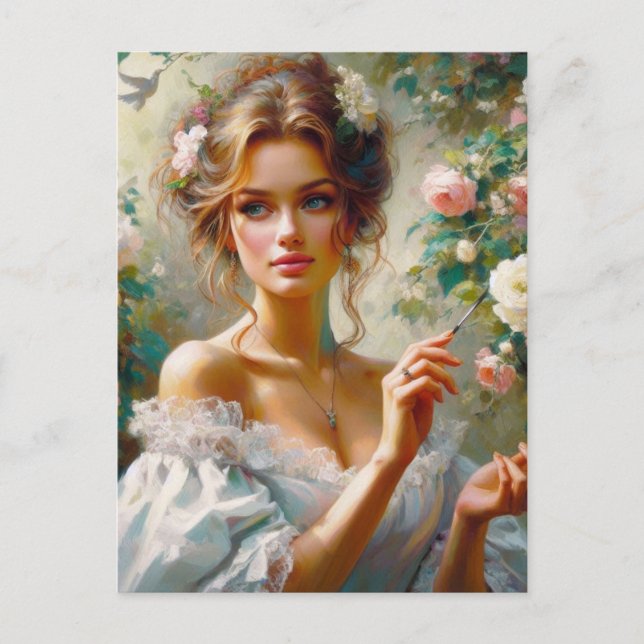 Carte Postale Femme victorienne 3 (Devant)