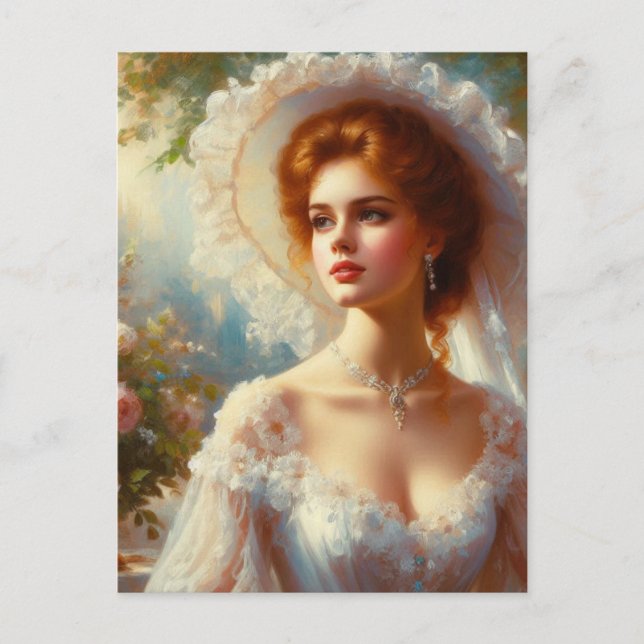 Carte Postale Femme victorienne 5 (Devant)