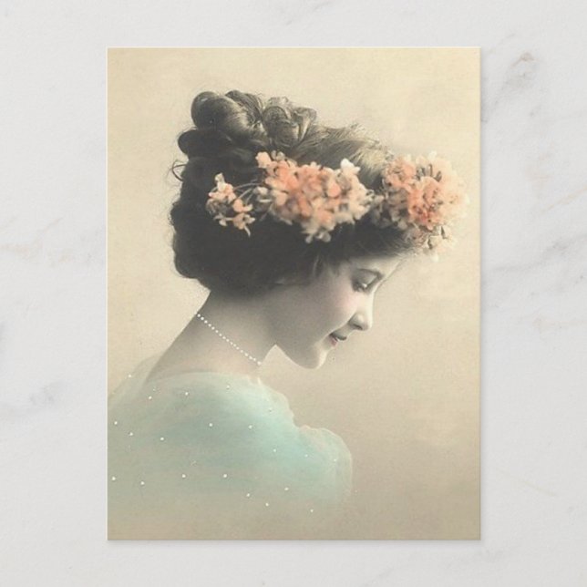 Carte Postale Femme victorienne vintage (Devant)