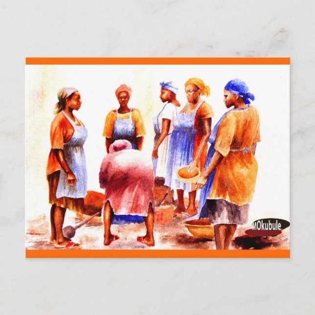 Carte Postale Femmes africaines aujourd'hui 1 27 2012 (Devant)