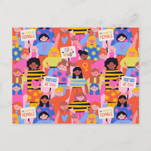 Carte Postale Femmes Autonomisées