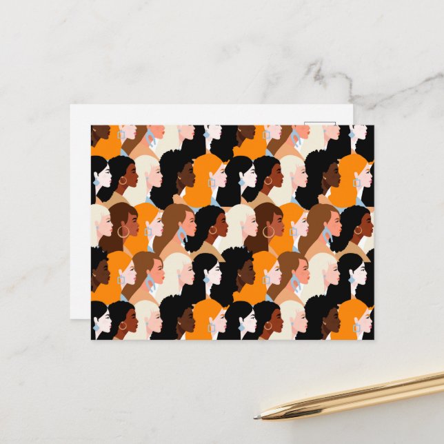 Carte Postale Femmes Autonomisées (Devant/Arrière en situation)