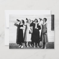 Femmes Boire Bière Vieux Photographie Bière Vintag