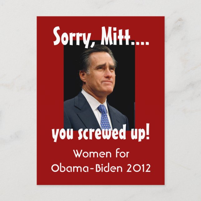 Carte Postale Femmes contre Mitt (Devant)
