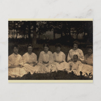 Carte Postale Femmes en blanc