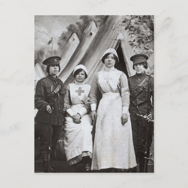 Carte Postale Femmes en guerre, 1914-18 (Devant)