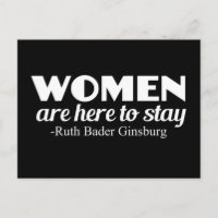 Femmes fortes Ruth Bader Ginsburg Citation féminis