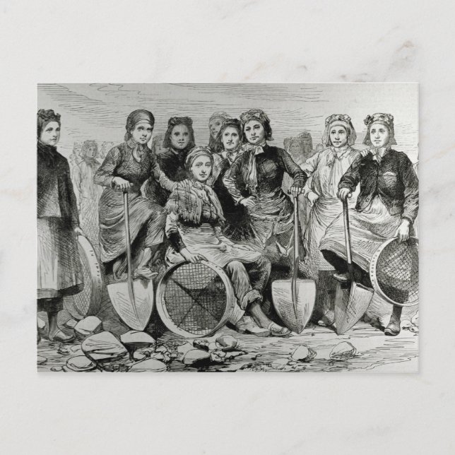 Carte Postale Femmes Lancashire Pit-Brow (Devant)