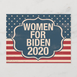 Carte Postale Femmes pour Biden 2020