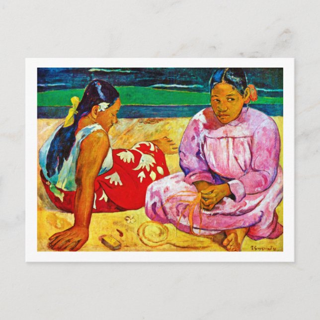 Carte Postale Femmes tahitiennes, Gauguin (Devant)