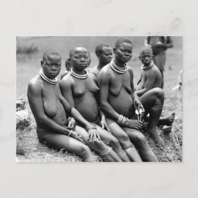 Carte Postale Femmes tribales d'Ouganda (Devant)