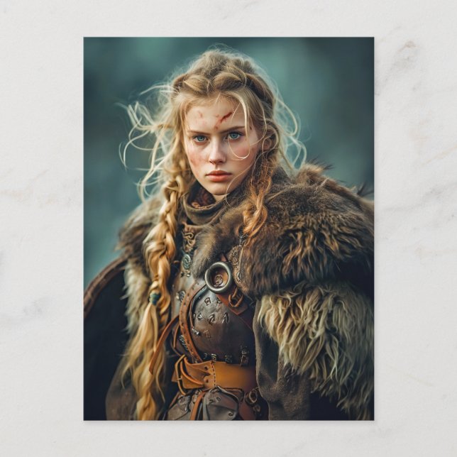 Carte Postale Femmes vikings habillées traditionnellement (Devant)