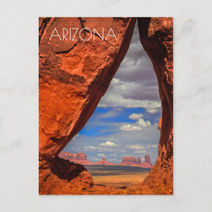 Carte Postale Fenêtre de roche sur Monument Valley, AZ