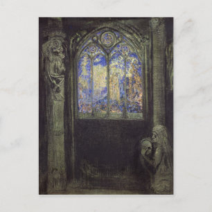 Carte Postale Fenêtre en verre tendu, 1904