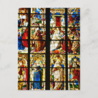 Fenêtre en verre tendu dans la cathédrale de Colog