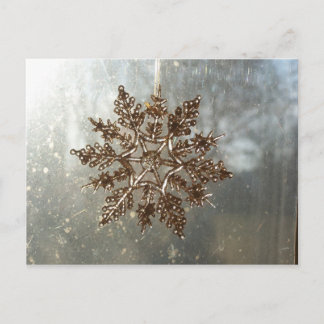 Carte Postale Fenêtre hiver