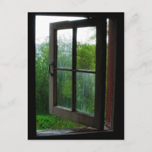 Carte Postale Fenêtre ouverte