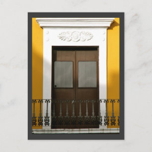 Carte Postale Fenêtres du Vieux San Juan, Porto Rico