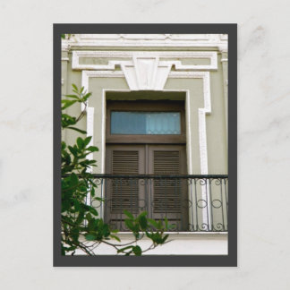 Carte Postale Fenêtres du Vieux San Juan, Porto Rico